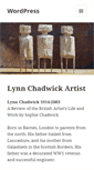 Mobile Screenshot of lynnchadwick.com